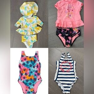 Colorful Kids' Swimsuit Set